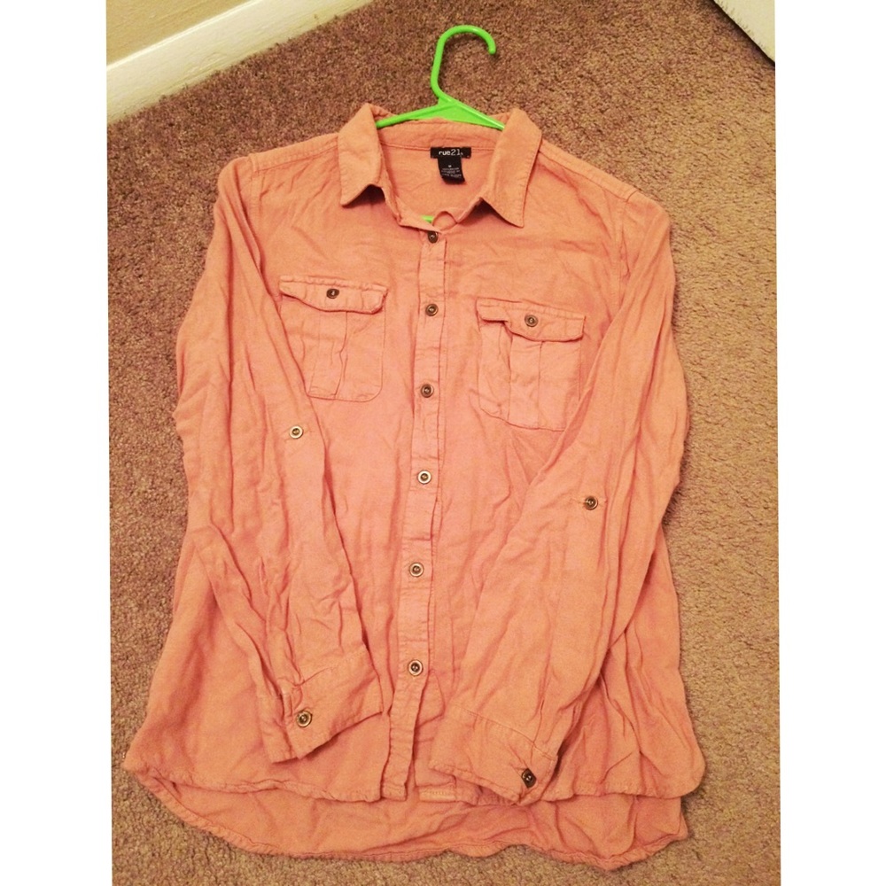 Rue 21 Blush color Button down
